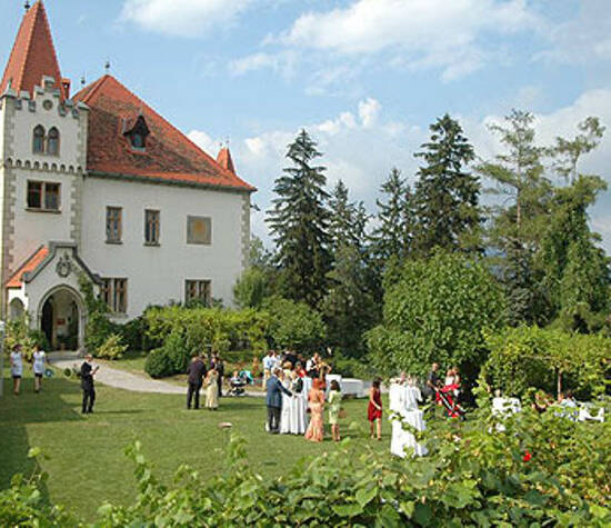 Beispiel: Romantisches Hochzeitschloss, Foto: Plabutscher Schlössel.
