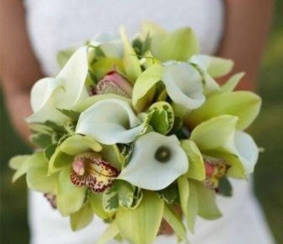 Beispiel: Brautstrauß, Foto: Blumen Luger.