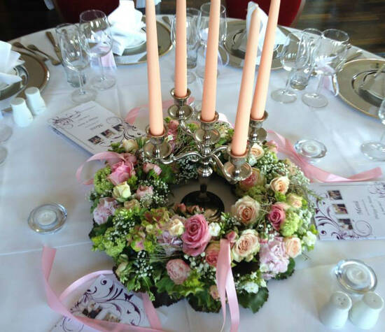 Beispiel: Zauberhafte Tischdekorationen, Foto: Die Hochzeitsfeen.