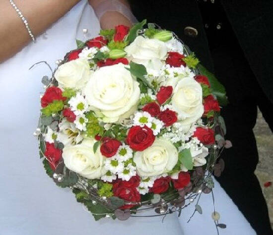 Beispiel: Ihr persönlicher Brautstrauß, Foto: Blumen Kleissner.