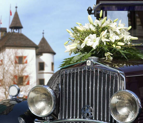 Foto: Tag der Hochzeit auf "Schloss Münichau"