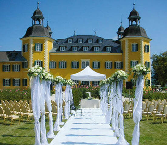 Beispiel: Hochzeit, Foto: Schlosshotel Velden.