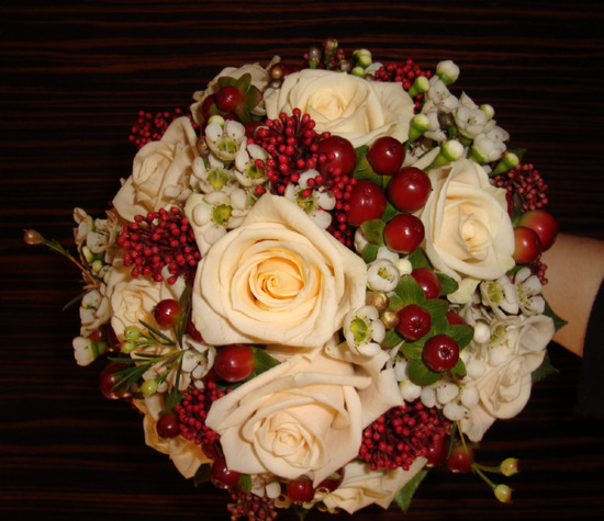 Beispiel: Hochzeitsfloristik, Foto: Blumen Gran.