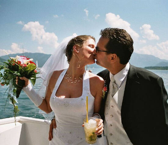 Beispiel: Ihre Hochzeit auf dem Mondsee, Foto: Mondsee Schifffahrt.