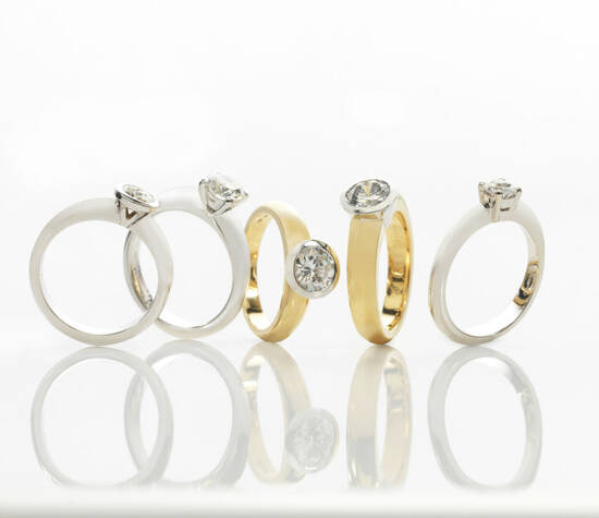 Beispiel: Finden Sie den passenden Ring, Foto: Juwelier Neuwirth.