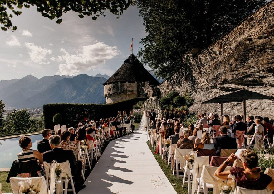 Atemberaubende Schlosshochzeit in den Tiroler Bergen
